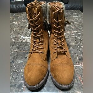 JustFab Sarita Combat Boots NWOTS